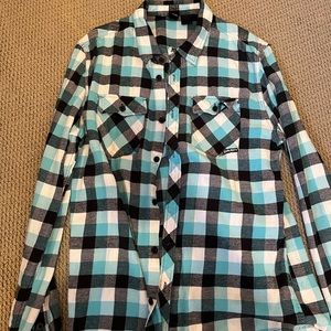 Blue Rusty Flannel